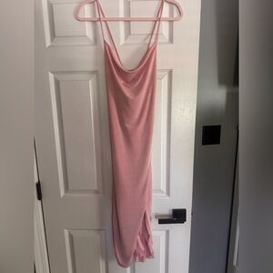 Pink Slip Dress